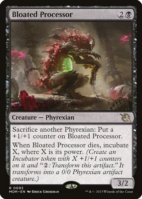 March of the Machine - 93 - Bloated Processor - Rare