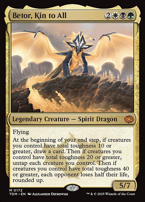 Tarkir: Dragonstorm - 172 - Betor, Kin to All - Mythic
