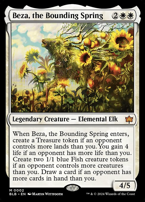 Bloomburrow - 2 - Beza, the Bounding Spring - Mythic