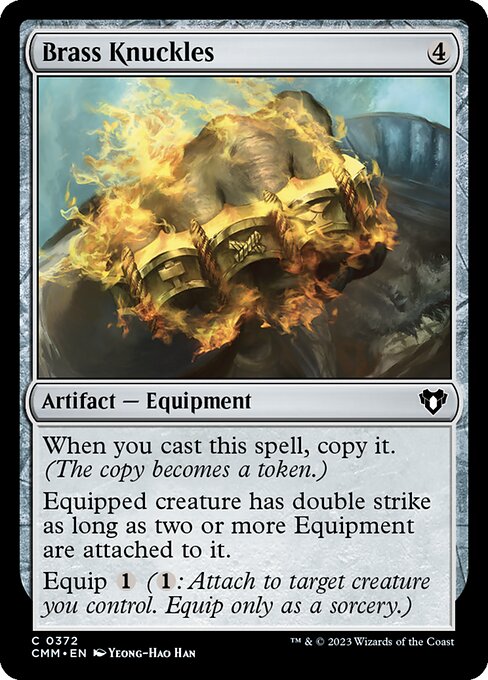 Commander Masters - 372 - Brass Knuckles - Common
