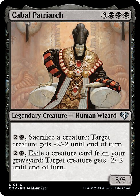 Commander Masters - 140 - Cabal Patriarch - Uncommon