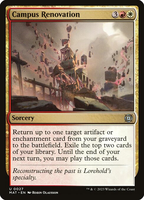 March of the Machine: The Aftermath - 27 - Campus Renovation - Uncommon