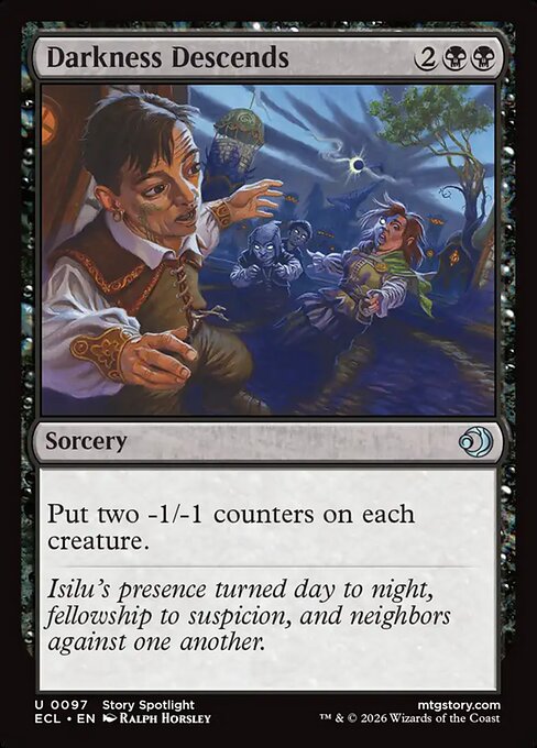 Lorwyn Eclipsed - 97 - Darkness Descends - Uncommon