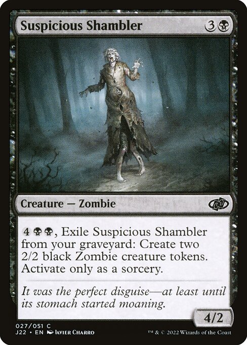 Jumpstart 2022 - 27 - Suspicious Shambler - Common