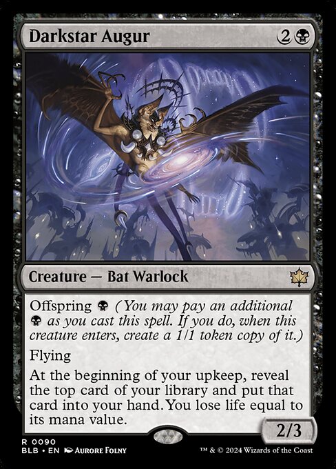 Bloomburrow - 90 - Darkstar Augur - Rare