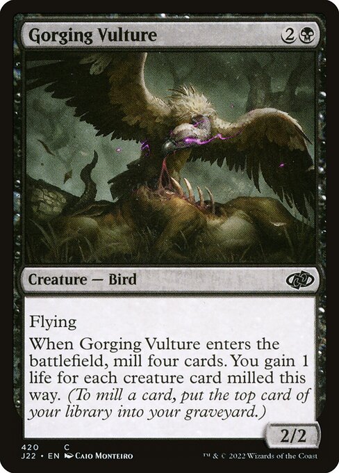 Jumpstart 2022 - 420 - Gorging Vulture - Common