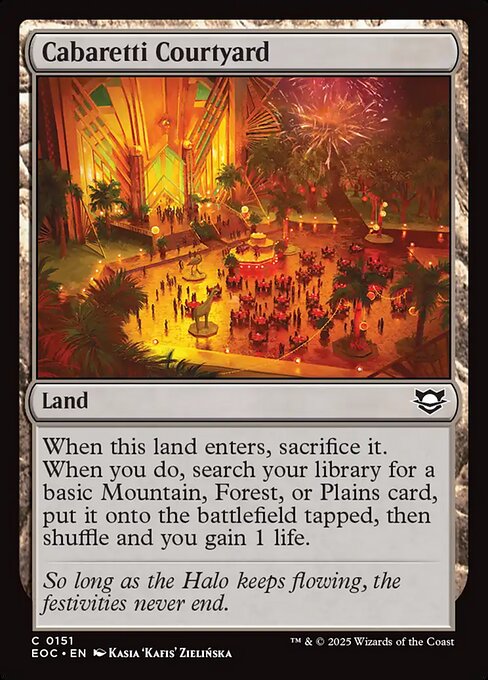 Edge of Eternities Commander - 151 - Cabaretti Courtyard - Common