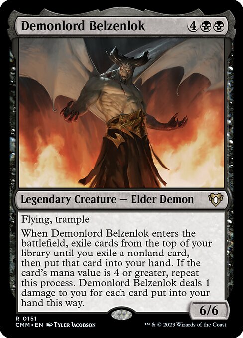 Commander Masters - 151 - Demonlord Belzenlok - Rare