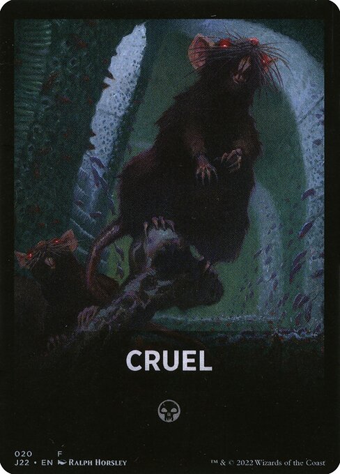 Jumpstart 2022 Front Cards - 20 - Cruel - Common