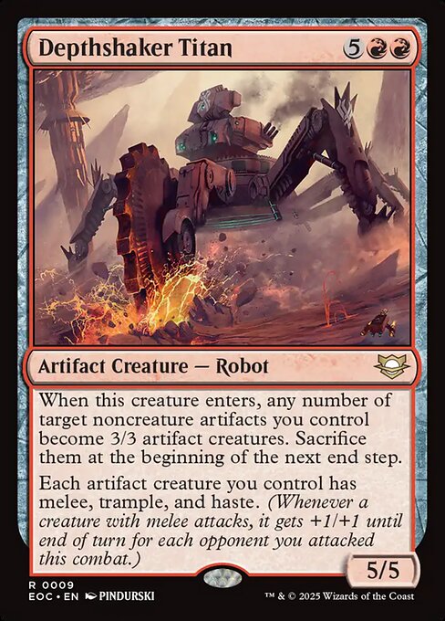 Edge of Eternities Commander - 9 - Depthshaker Titan - Rare