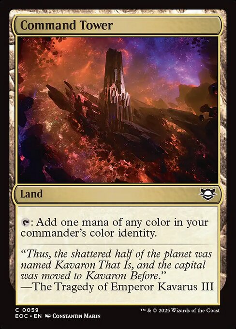 Edge of Eternities Commander - 59 - Command Tower - Common