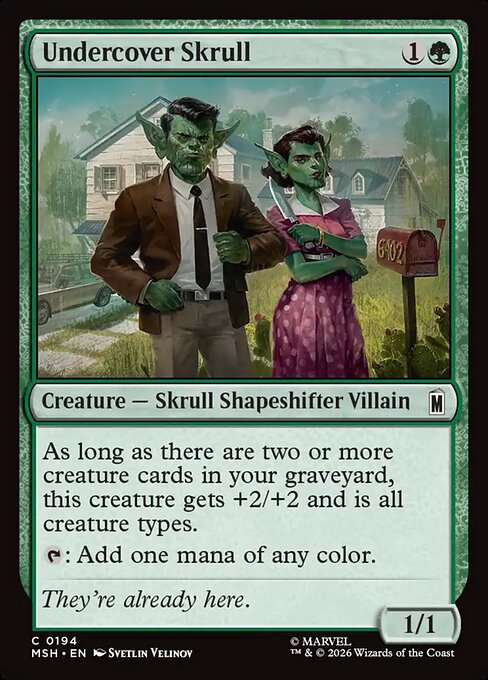 Marvel Super Heroes - 194 - Undercover Skrull - Common
