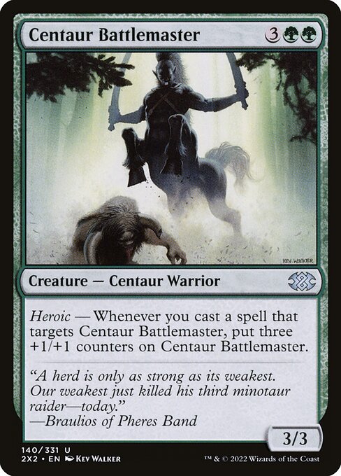 Double Masters 2022 - 140 - Centaur Battlemaster - Uncommon