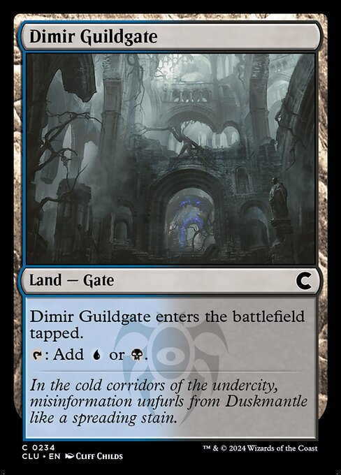 Ravnica: Clue Edition - 234 - Dimir Guildgate - Common