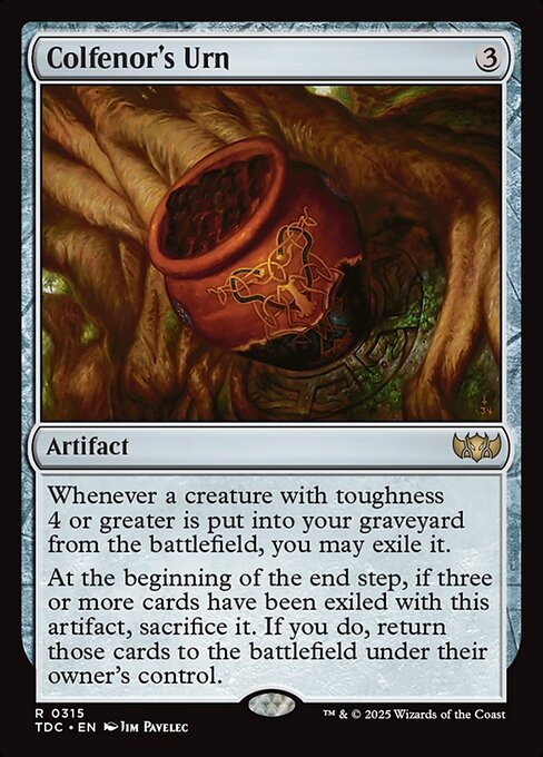 Tarkir: Dragonstorm Commander - 315 - Colfenor's Urn - Rare