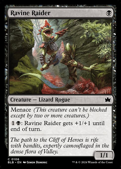 Bloomburrow - 106 - Ravine Raider - Common - Foil
