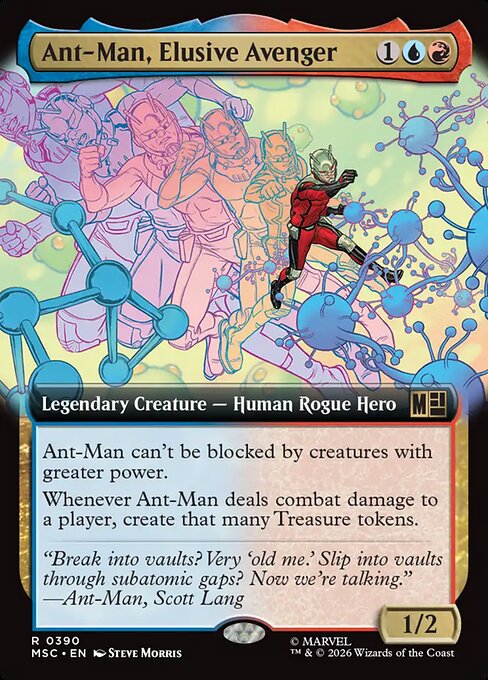 Marvel Super Heroes Commander - 390 - Ant-Man, Elusive Avenger - Rare