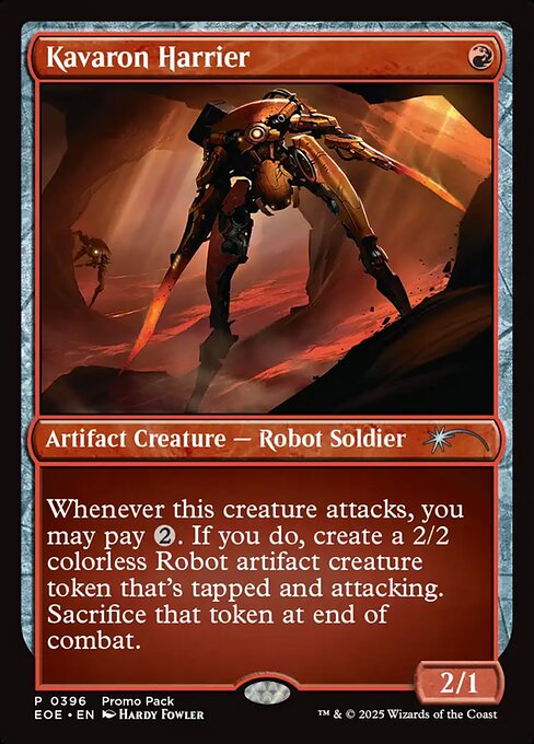 Edge of Eternities - 396 - Kavaron Harrier - Uncommon - Showcase Foil