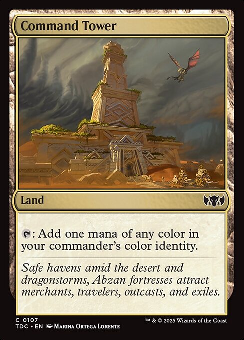 Tarkir: Dragonstorm Commander - 107 - Command Tower - Common