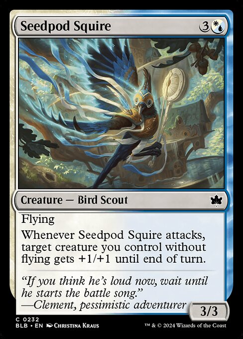 Bloomburrow - 232 - Seedpod Squire - Common - Foil