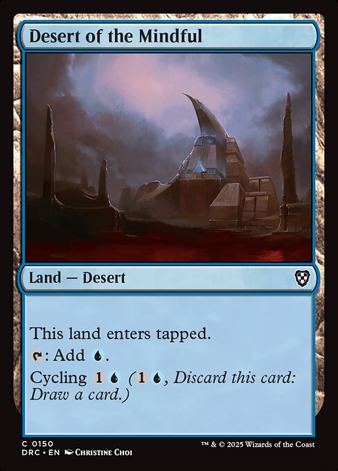 Aetherdrift Commander - 150 - Desert of the Mindful - Common