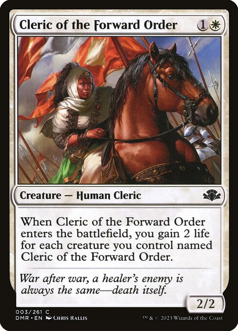 Dominaria Remastered - 3 - Cleric of the Forward Order - Common