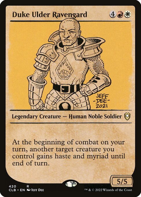 Commander Legends: Battle for Baldur's Gate - 420 - Duke Ulder Ravengard - Rare