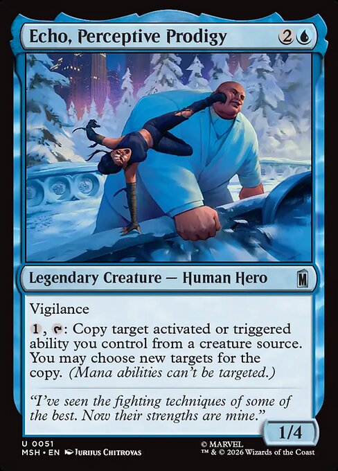 Marvel Super Heroes - 51 - Echo, Perceptive Prodigy - Uncommon