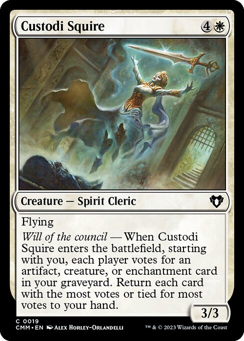 Commander Masters - 19 - Custodi Squire - Common
