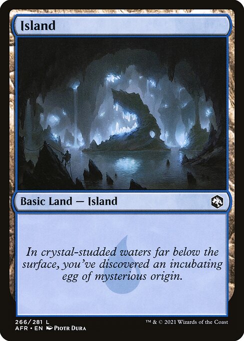 Adventures in the Forgotten Realms - 266 - Island - Common - Foil