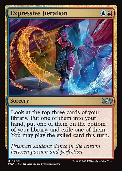 Tarkir: Dragonstorm Commander - 288 - Expressive Iteration - Uncommon