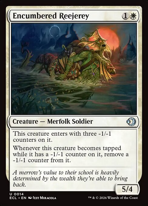 Lorwyn Eclipsed - 14 - Encumbered Reejerey - Uncommon
