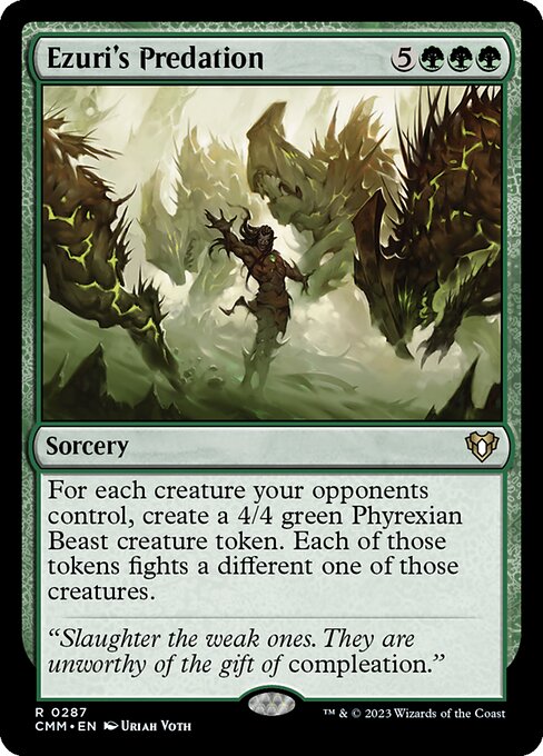 Commander Masters - 287 - Ezuri's Predation - Rare
