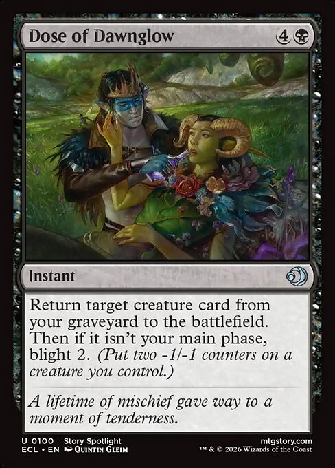Lorwyn Eclipsed - 100 - Dose of Dawnglow - Uncommon