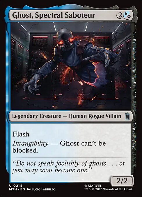 Marvel Super Heroes - 214 - Ghost, Spectral Saboteur - Uncommon