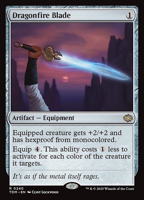 Tarkir: Dragonstorm - 240 - Dragonfire Blade - Rare
