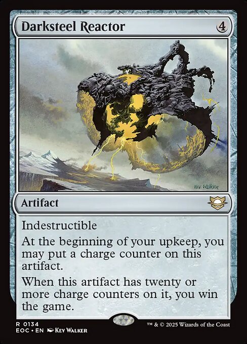 Edge of Eternities Commander - 134 - Darksteel Reactor - Rare