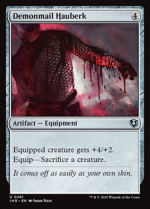 Innistrad Remastered - 261 - Demonmail Hauberk - Uncommon