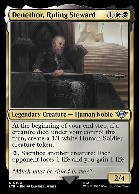 The Lord of the Rings: Tales of Middle-earth - 198 - Denethor, Ruling Steward - Uncommon
