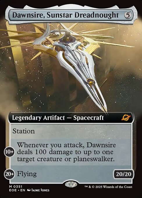 Edge of Eternities - 351 - Dawnsire, Sunstar Dreadnought - Mythic