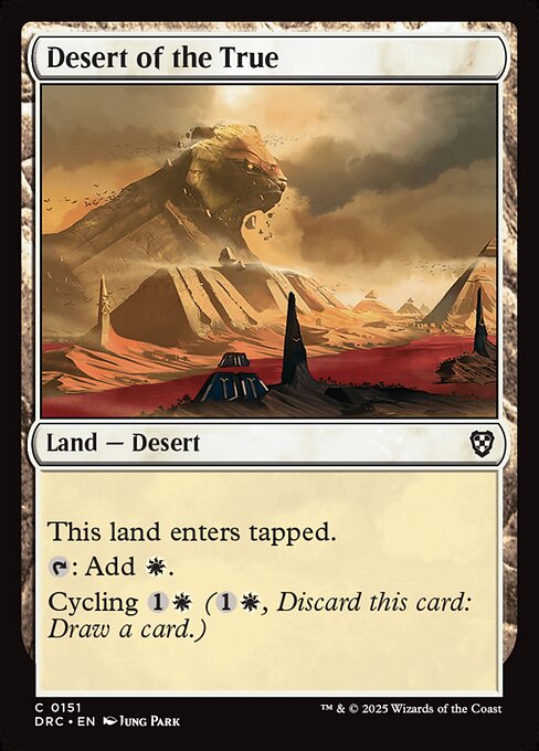 Aetherdrift Commander - 151 - Desert of the True - Common