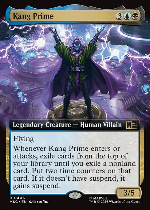 Marvel Super Heroes Commander - 406 - Kang Prime - Rare