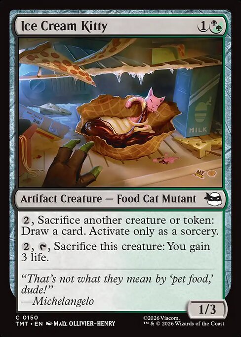 Teenage Mutant Ninja Turtles - 150 - Ice Cream Kitty - Common