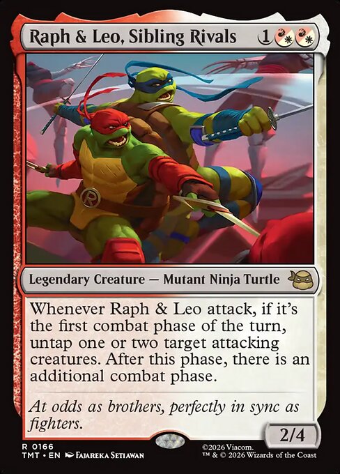 Teenage Mutant Ninja Turtles - 166 - Raph & Leo, Sibling Rivals - Rare