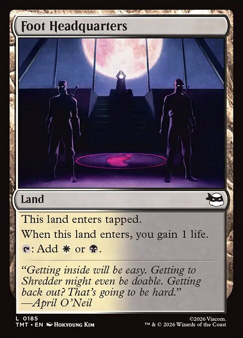 Teenage Mutant Ninja Turtles - 185 - Foot Headquarters - Common