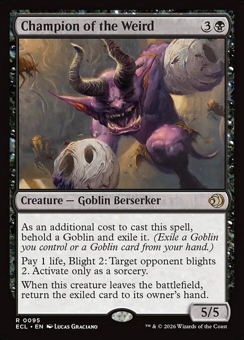 Lorwyn Eclipsed - 95 - Champion of the Weird - Rare