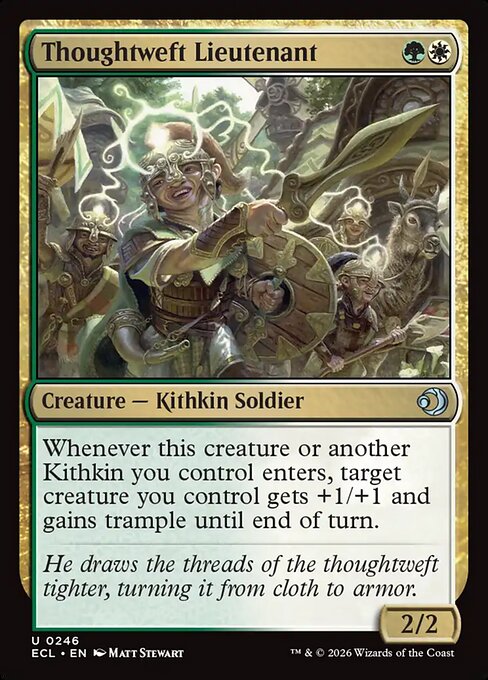 Lorwyn Eclipsed - 246 - Thoughtweft Lieutenant - Uncommon