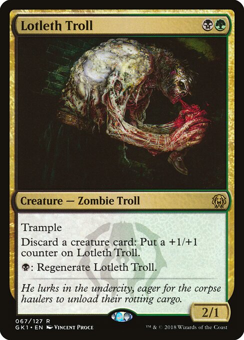 GRN Guild Kit - 67 - Lotleth Troll - Rare