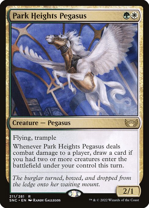 Streets of New Capenna - 211 - Park Heights Pegasus - Rare
