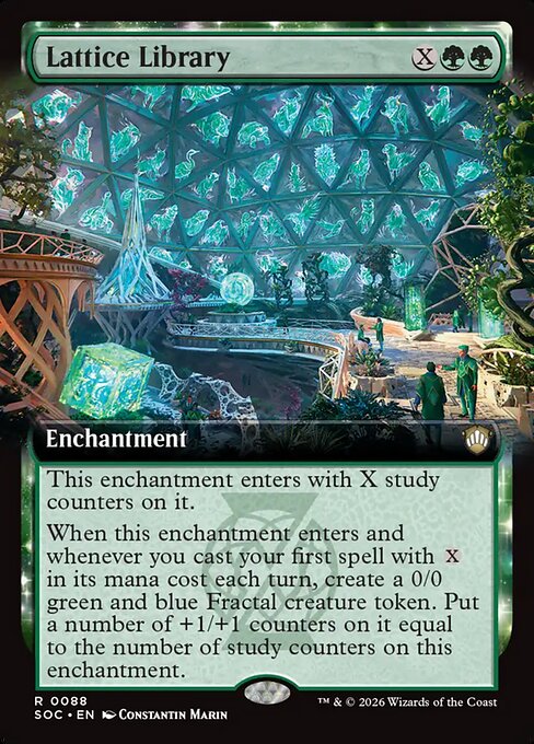 Secrets of Strixhaven Commander - 88 - Lattice Library - Rare